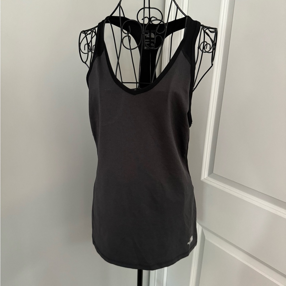 North Face Women’s Athletic Tank Top in Charcoal Gray Size Medium